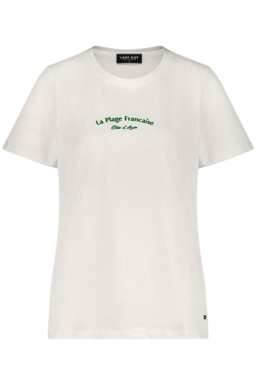 Lady Day T-shirt FRANCA T SHIRT L21 505 2538 OFF WHITE