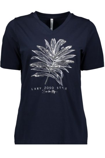 Zoso T-shirt LUNA 252 0008 navy