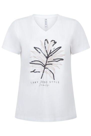 Zoso T-shirt LUNA 252 0016 white