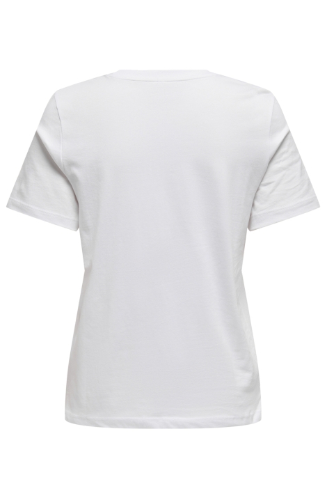 Only witte dames t-shirt | Achteraanzicht