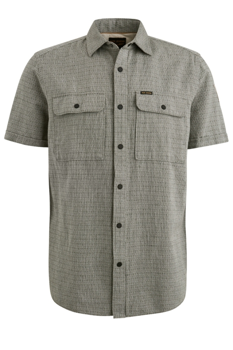 PME legend short sleeve shirt linen dobby