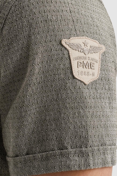 PME legend short sleeve shirt linen dobby