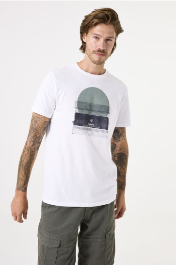 Garcia T-shirt T SHIRT D51001 50 WHITE