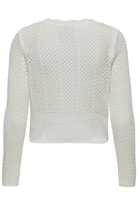 Only ecru dames vest | Achteraanzicht