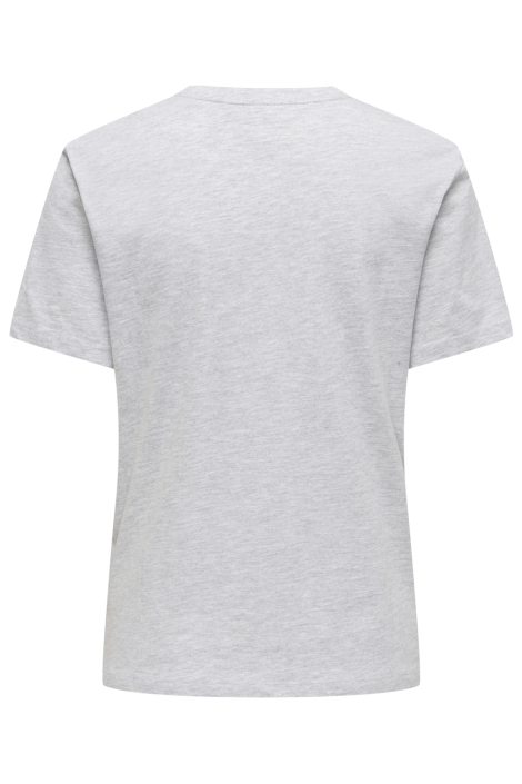 Only grijze dames t-shirt | Achteraanzicht