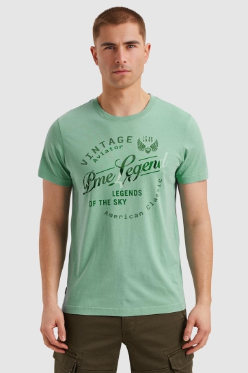 PME legend T-shirt T SHIRT MET ARTWORK PTSS2504596 5149 CAMEO BLUE