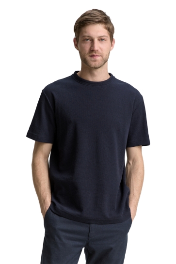 Tom Tailor T-shirt BASIC T SHIRT MET TEXTUUR 1046810XX10 10668