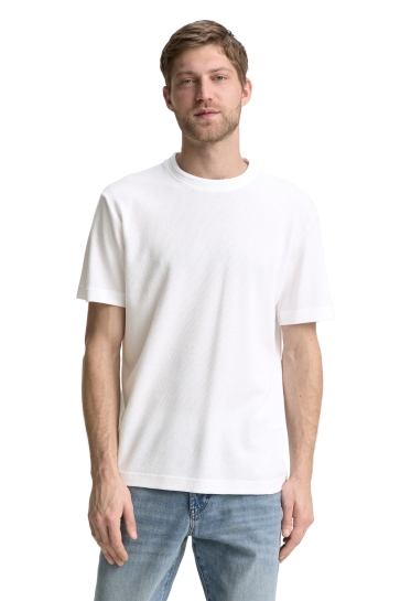 Tom Tailor T-shirt BASIC T SHIRT MET TEXTUUR 1046810XX10 20000