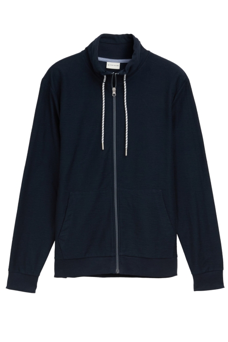 Tom Tailor blauwe heren vest | Vooraanzicht
