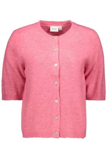 Vila Vest VIDAINTY O-NECK 2/4 KNIT CARDIGAN/1 14108837 SANGRIA SUNSET/MELANGE