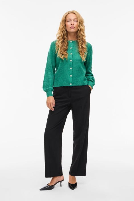 Vila groene dames vest | Model