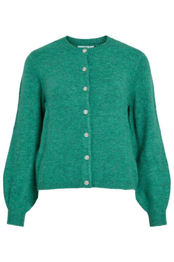 Vila groene dames vest | Vooraanzicht