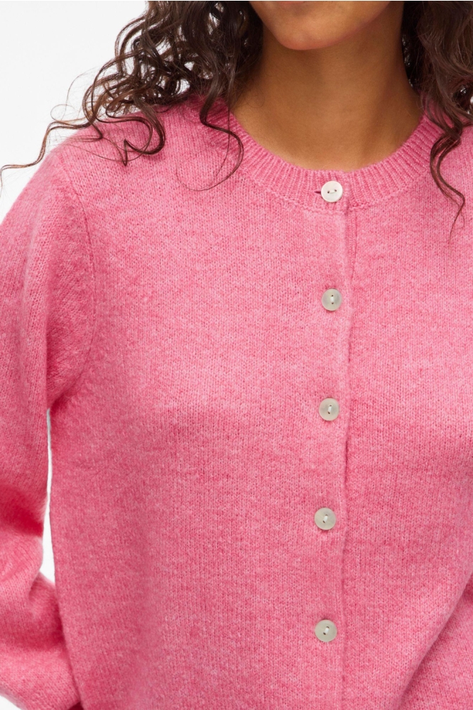 Vila roze dames vest | Close up