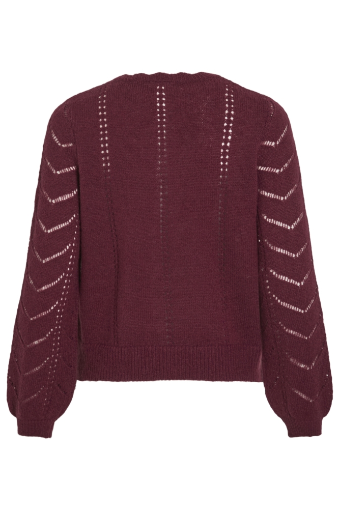 Vila bordeaux dames vest | Achteraanzicht