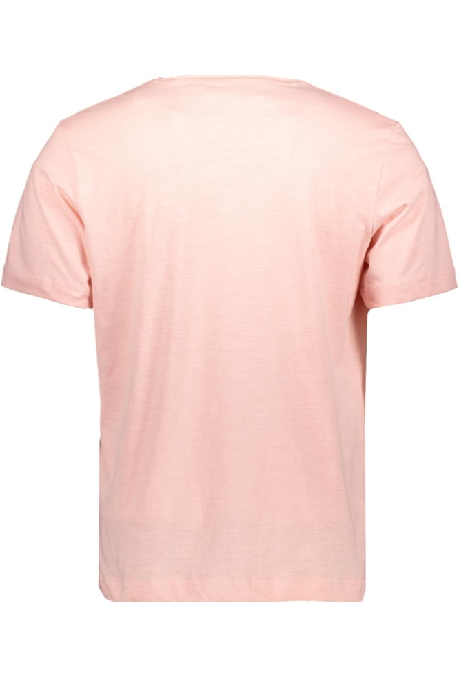 Tom Tailor roze heren t-shirt | Achteraanzicht