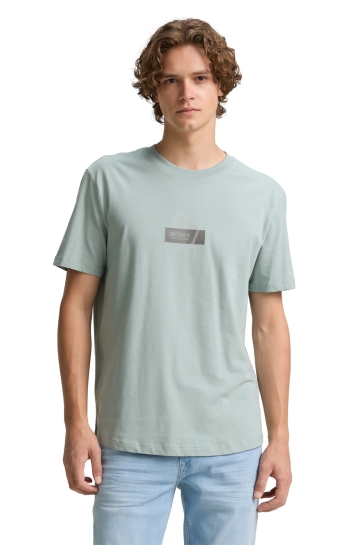 Tom Tailor T-shirt T SHIRT KATOEN MET OPDRUK 1046112XX12 28129