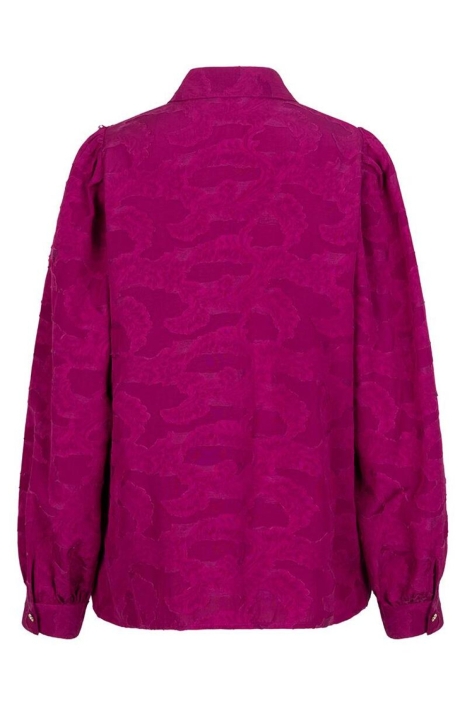 EsQualo roze dames blouse | Achteraanzicht
