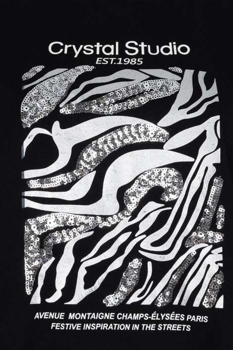 EsQualo zwarte dames t-shirt | Unique Selling Point