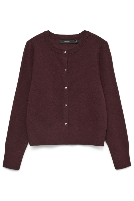 Vero Moda bordeaux dames vest | Vooraanzicht
