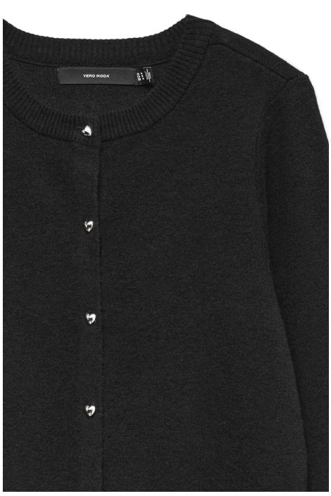 Vero Moda zwarte dames vest | Close up