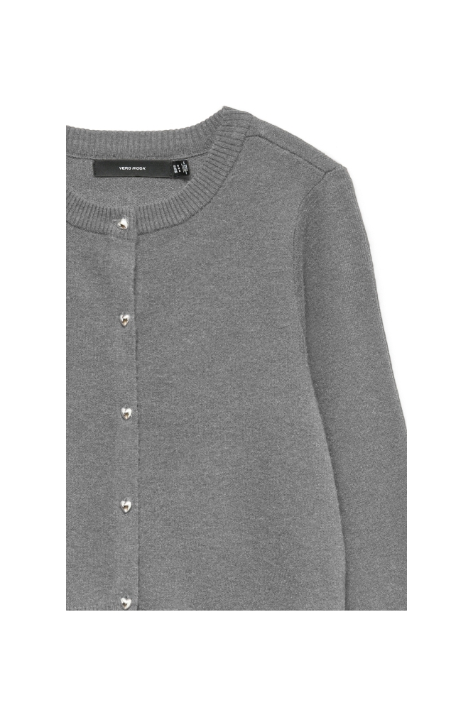 Vero Moda grijze dames vest | Close up