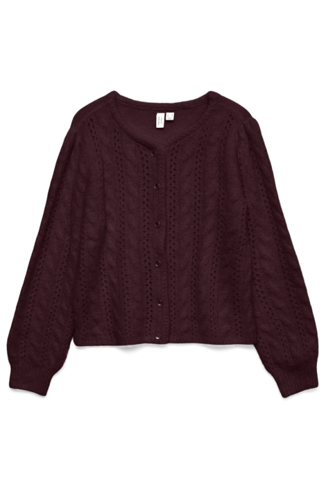 Vero Moda bordeaux dames vest | Vooraanzicht