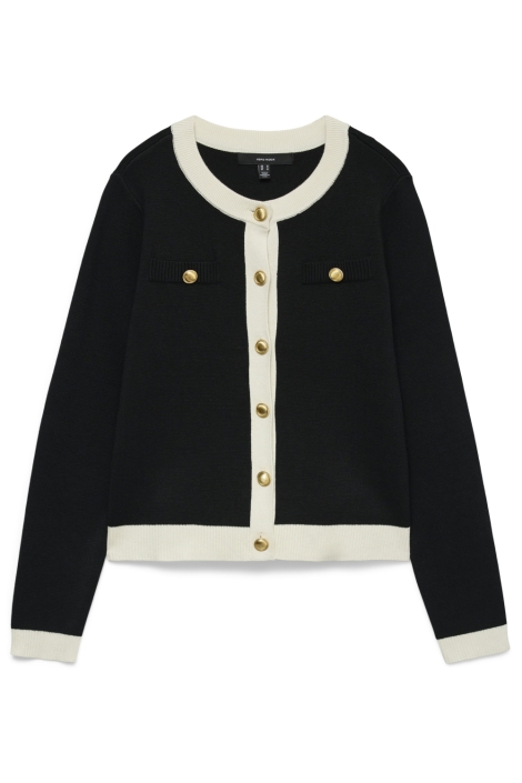 Vero Moda zwarte dames vest | Vooraanzicht