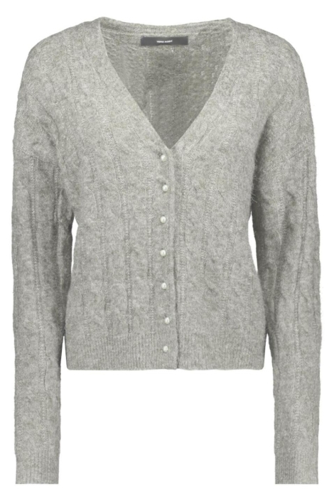 Vero Moda grijze dames vest | Vooraanzicht