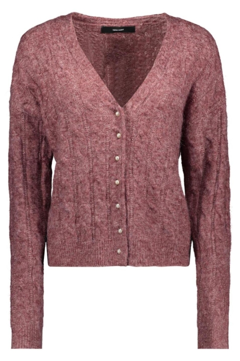 Vero Moda bordeaux dames vest | Vooraanzicht
