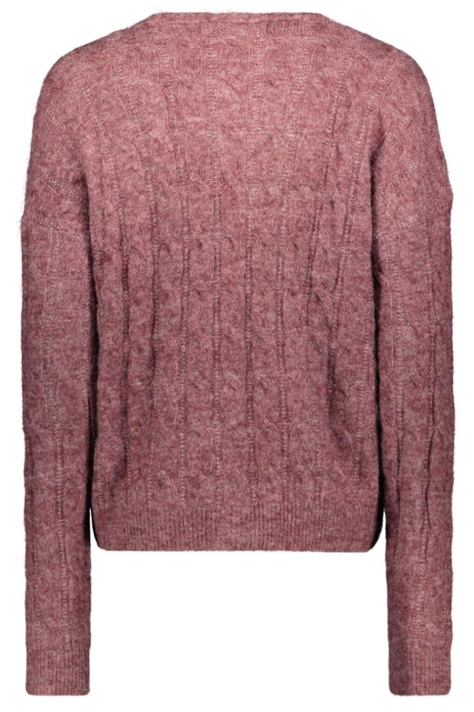 Vero Moda bordeaux dames vest | Achteraanzicht