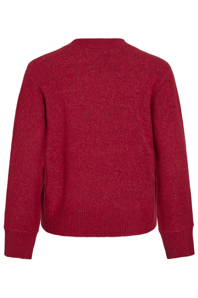 Vila rode dames vest | Achteraanzicht