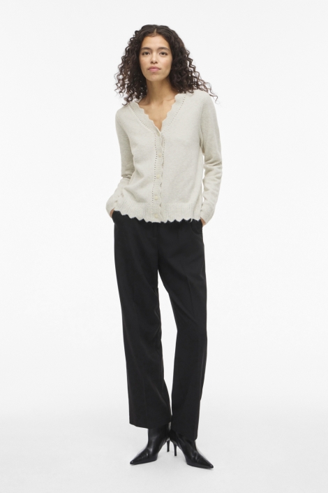 Vila beige dames vest | Model