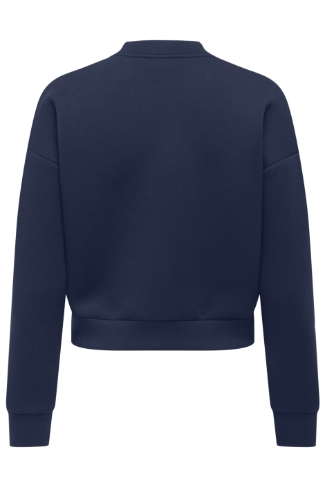 Only blauwe dames vest | Achteraanzicht