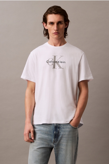 Calvin Klein T-shirt SS HERO MONOLOGO TEE LV04RB862G YAA BRILLIANT WHITE