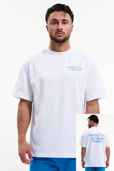 Malelions T-shirt MEN OCEAN CLUB T SHIRT MM1 HS25 30 100 WHITE