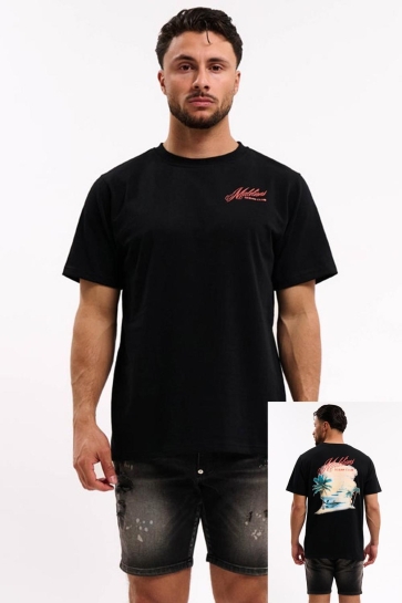 Malelions T-shirt MEN YACHT T SHIRT MM1 HS25 57 900 BLACK