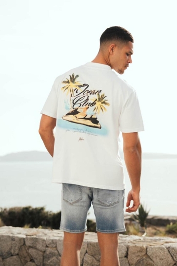 Malelions T-shirt MEN JETSKI T SHIRT MM1 HS25 63 100 WHITE