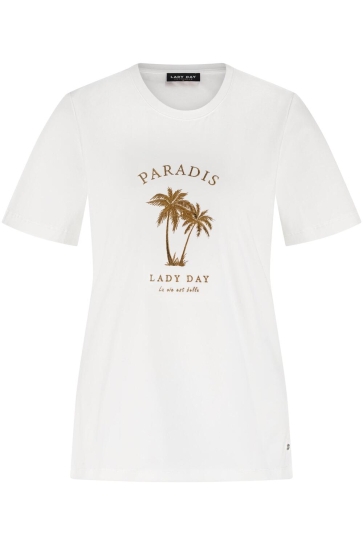 Lady Day T-shirt PARADIS L21 505 2645 OFF WHITE