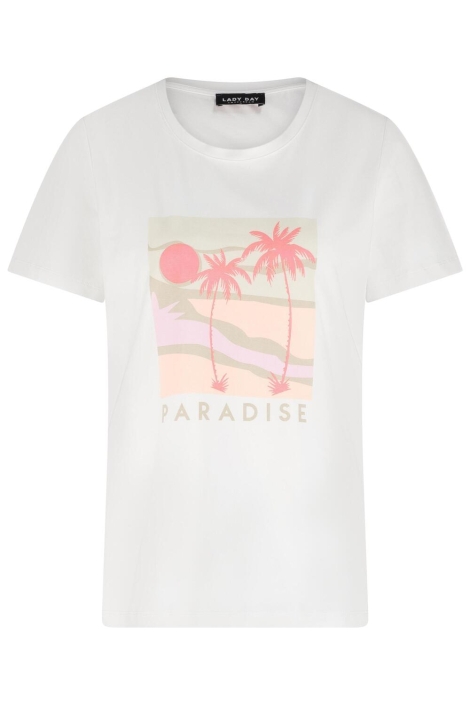 Lady Day ecru dames t-shirt | Vooraanzicht
