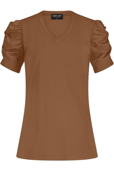 Lady Day T-shirt TOYA L24 375 2644 CHOCOLAT