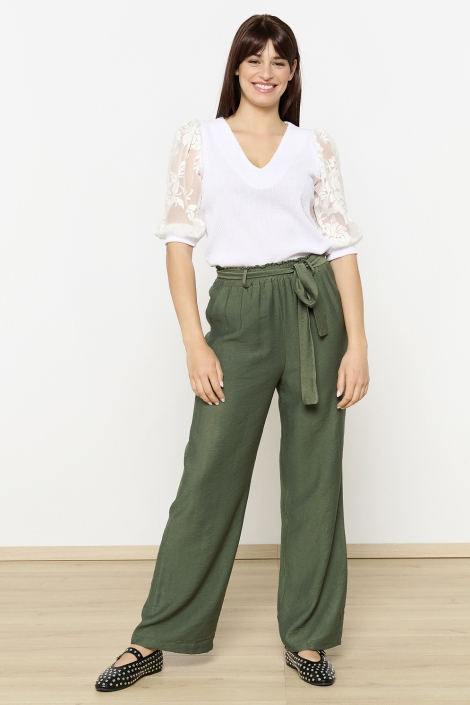LolaLiza witte dames t-shirt | Model