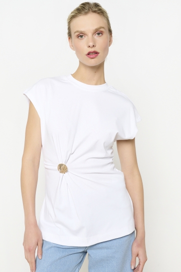 LolaLiza T-shirt T BROCHY 02301836 1019 optical white