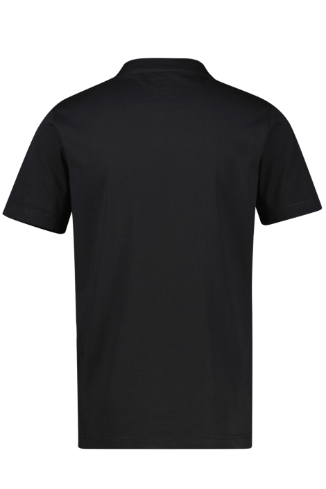 Lerros zwarte heren t-shirt | Achteraanzicht