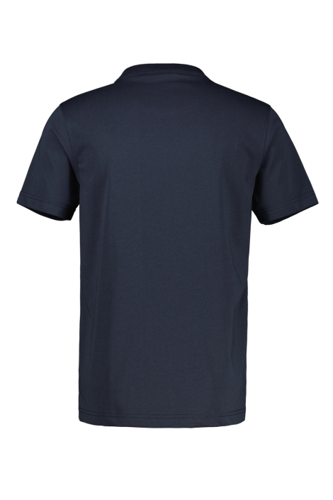 Lerros blauwe heren t-shirt | Vooraanzicht