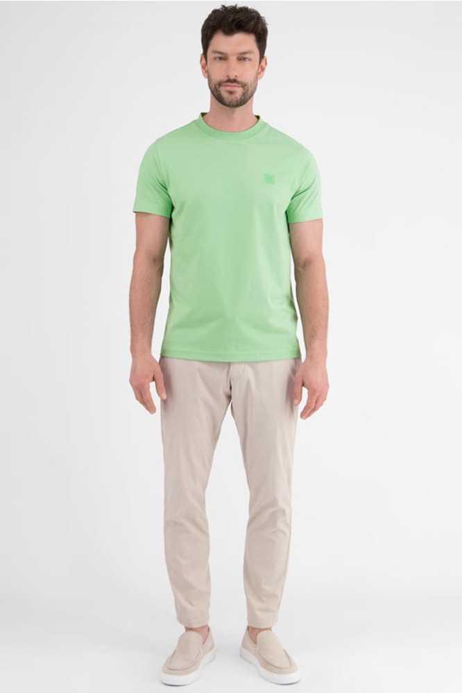 Lerros groene heren t-shirt | Model