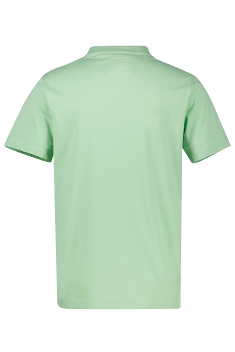Lerros groene heren t-shirt | Achteraanzicht