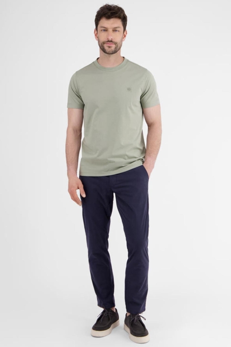 Lerros groene heren t-shirt | Model