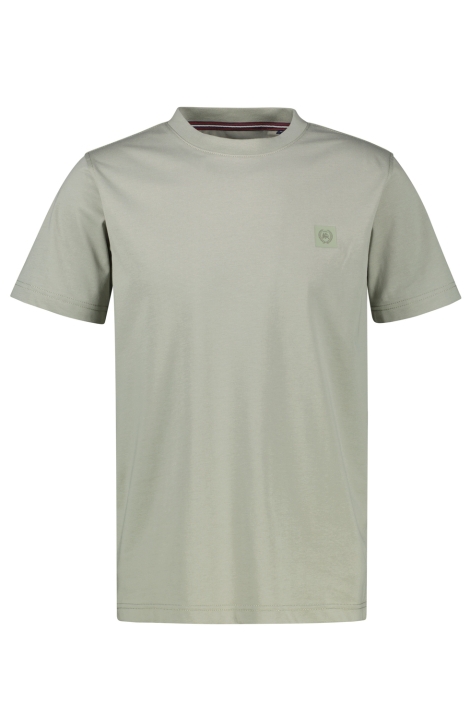 Lerros groene heren t-shirt | Vooraanzicht