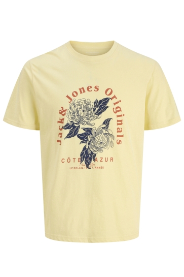 Jack & Jones T-shirt JORAZUR TEE SS CREW NECK STYDSS25 12286056 DOUBLE CREAM