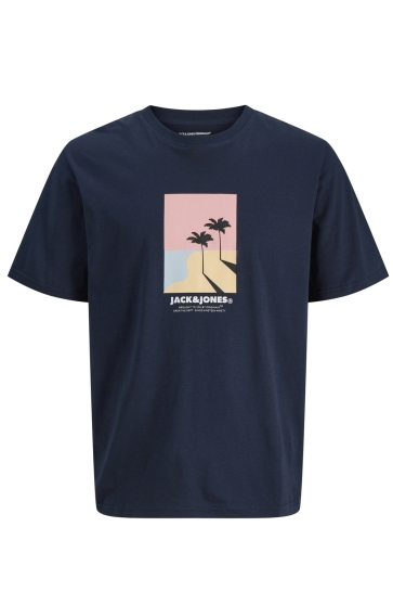 Jack & Jones T-shirt JORCALIFA TEE SS CREW NECK STYDSS25 12286108 NAVY BLAZER